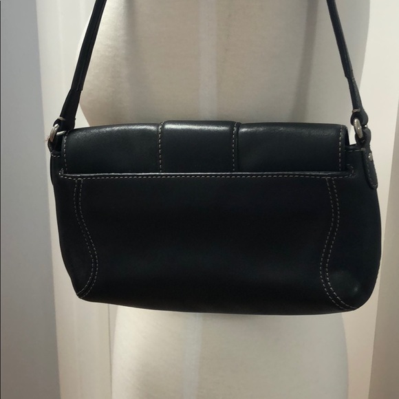 EUC Black Cole Haan small, leather hobo bag - Picture 4 of 8